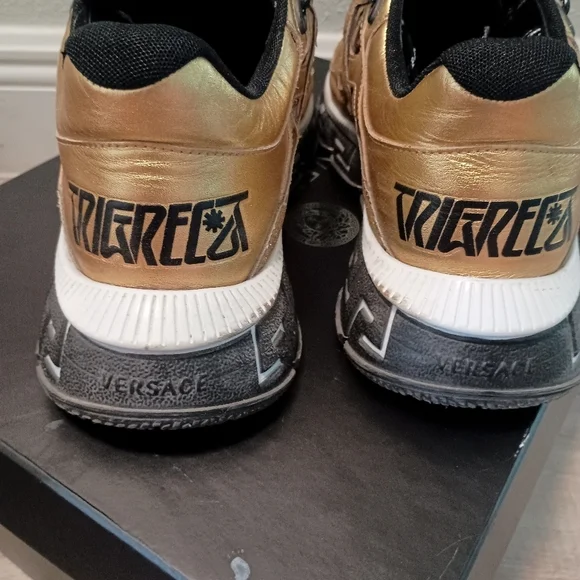 designer LIMITED EDITION VERSACE Trigreca Glitter sneaker